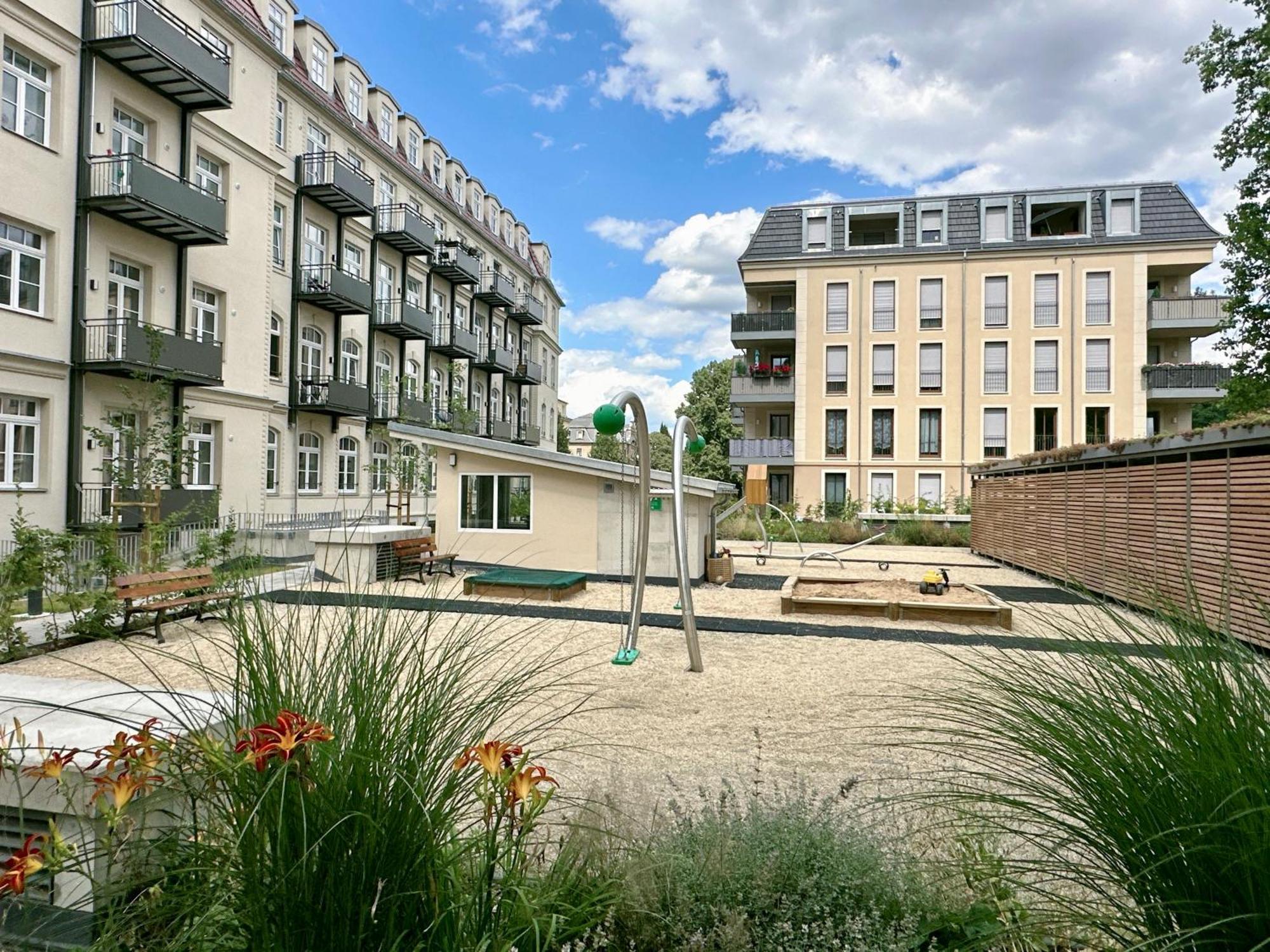 Oasis Appart - Wohnen In Dresden - Netflix - Tiefgarage - Dachterrasse Extérieur photo