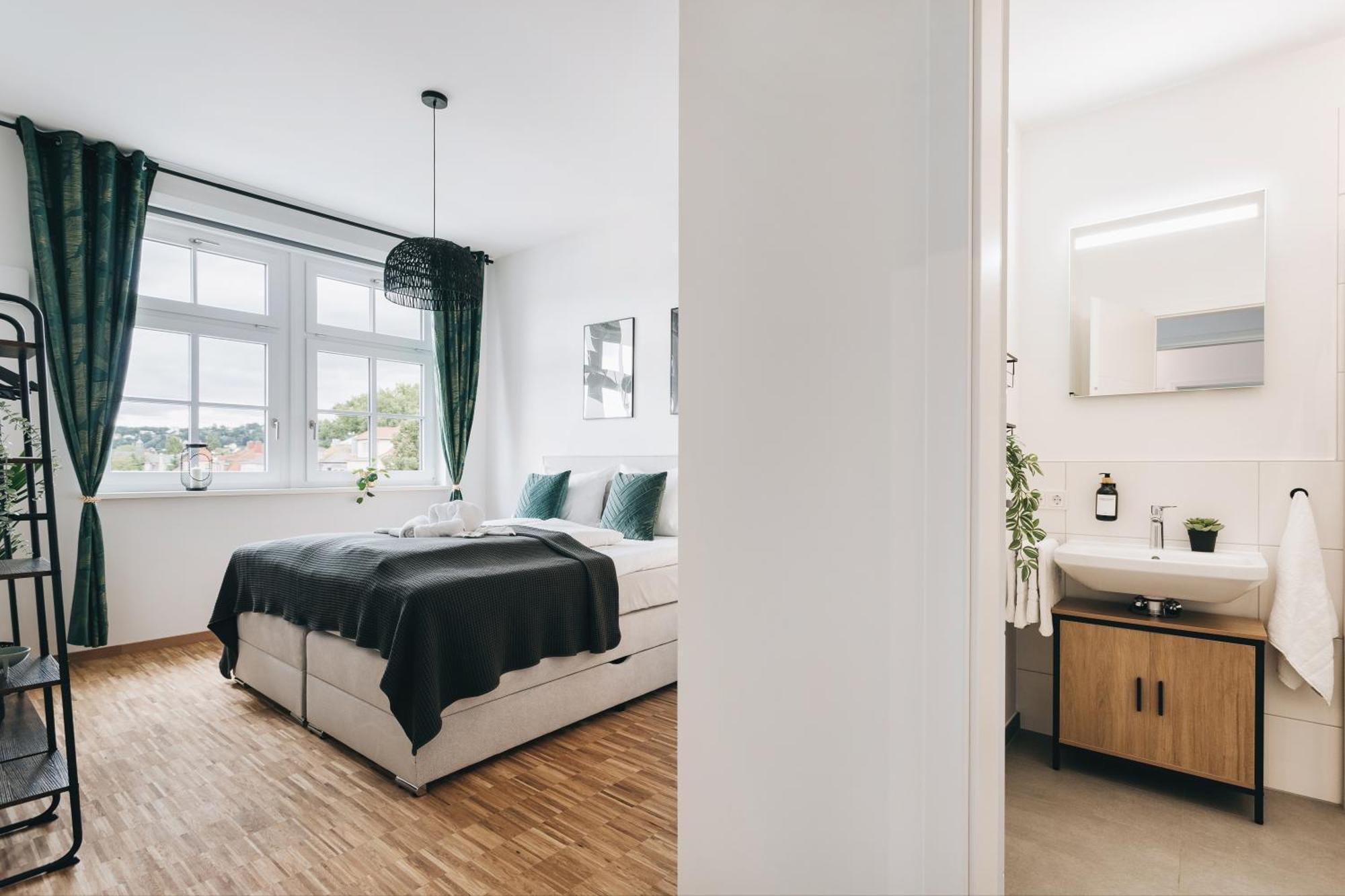 Oasis Appart - Wohnen In Dresden - Netflix - Tiefgarage - Dachterrasse Chambre photo
