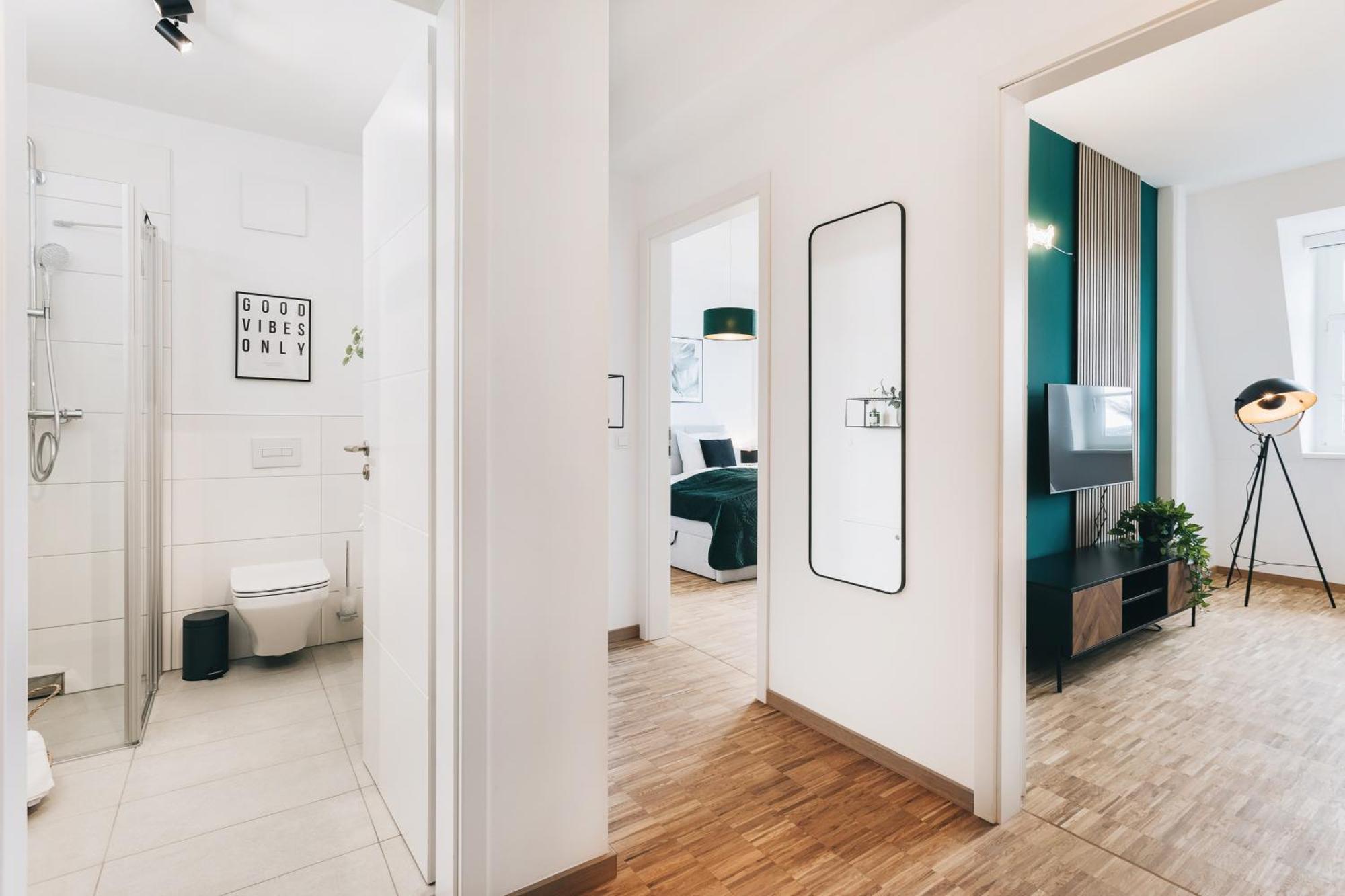 Oasis Appart - Wohnen In Dresden - Netflix - Tiefgarage - Dachterrasse Chambre photo